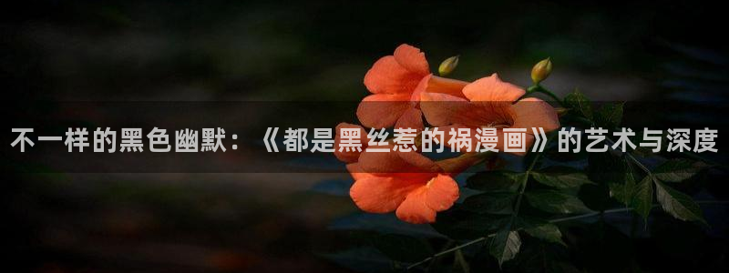 歪歪韩漫无羞遮漫：不一样的黑色幽默：《都是黑丝惹的祸漫画》的艺术与深度